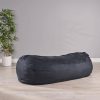 Baron 8 ft. Black Suede Polyester Bean Bag - Image 4