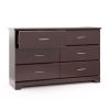 Brookside 6 Drawer Modern Double Dresser Espresso - Image 7