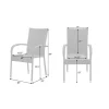 Patio Sense Morgan Outdoor Wicker Chair   Set of 4 - Image 2