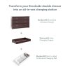 Brookside 6 Drawer Modern Double Dresser Espresso - Image 5