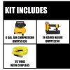 DWFP1KIT 6 Gal. 18-Gauge Brad Nailer and Heavy-Duty Pancake Electric Air Compressor Combo Kit - Image 2