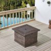 Bay Peyton 35B 1 PC Peyton 35 in. W x 24 in. H Square MGO Liquid Propane Fire Pit in Distressed Brown - Image 5