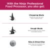 Professional Food Processor, 850 Watts, 9-Cup Capacity, Auto-iQ Preset Programs, BN600 - Image 6