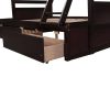 Bright Designs  Espresso Twin over Full Wood Bunk Bed with 2-Drawers - Image 11