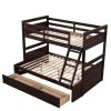 Bright Designs  Espresso Twin over Full Wood Bunk Bed with 2-Drawers - Image 6