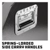 Powerbuilt 240111 26 in. Rapid Box Portable Slant Front Tool Box   Gray - Image 4