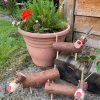 Set of 3 Wooden Christmas Reindeer Logs Garden Ornament Festive Figures Free Standing Home Decor Xmas DIY - Image 5