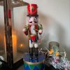 Christmas Nutcracker Ornament Decoration Light Up LED Festive Decor Xmas Festive Ornament Figure Drummer Musical Wind Up - Image 4