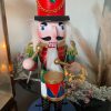 Christmas Nutcracker Ornament Decoration Light Up LED Festive Decor Xmas Festive Ornament Figure Drummer Musical Wind Up - Image 3