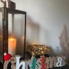 Christmas Wooden Sign Ornament Novelty Xmas Decoration Plaque Centerpiece Dining Table Living Bedroom Home Indoor Decor - Image 2