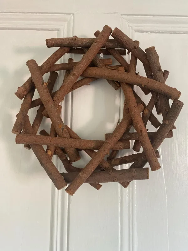 Christmas Willow Fall Door Wreath Decoration Artificial Traditional Autumn Xmas Home Decor Decorative Festive 30