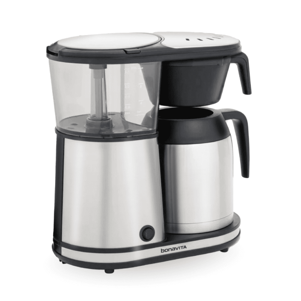 Bonavita Connoisseur 8 Cup Drip Coffee Maker Machine, One-Touch Pour Over Brewer w/Thermal Carafe, Stainless Steel