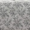 Laura Ashley  Annalise 3-Piece Gray Floral Cotton King Comforter Set - Image 5