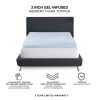 BODIPEDIC  AeroFusion 2 in. King Gel-Infused Memory Foam Mattress Topper - Image 4