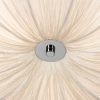 Planetarium 21  Wide Modern White Fabric Ceiling Light - Image 8