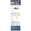 Progress Lighting Vast Collection 72 in. 8-Blade Indoor Antique Bronze Industrial Ceiling Fan with LED Light and Remote - Image 5