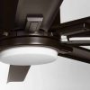 Progress Lighting Vast Collection 72 in. 8-Blade Indoor Antique Bronze Industrial Ceiling Fan with LED Light and Remote - Image 3