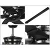 Progress Lighting Huff Collection Indoor/Outdoor 96 in. Six-Blade Black Modern Ceiling Fan with Six-Speed Remote - Image 7