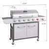 SG6002S 6-Burner BBQ Stainless Steel Gas Grill with Sear and Side Burners, Liquid Propane Cabinet Style Gas Grill, 71,000 BTU - Image 4