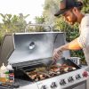 SG6002S 6-Burner BBQ Stainless Steel Gas Grill with Sear and Side Burners, Liquid Propane Cabinet Style Gas Grill, 71,000 BTU - Image 8