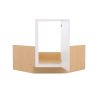 Bay KCSB36-SW  36 in. W x 24 in. D x 34.5 in. H Ready to Assemble Corner Sink Base Kitchen Cabinet in Satin White without Shelf - Image 10
