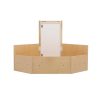 Bay KCSB36-SW  36 in. W x 24 in. D x 34.5 in. H Ready to Assemble Corner Sink Base Kitchen Cabinet in Satin White without Shelf - Image 13