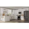 Bay KCSB36-SW  36 in. W x 24 in. D x 34.5 in. H Ready to Assemble Corner Sink Base Kitchen Cabinet in Satin White without Shelf - Image 7