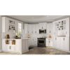 Bay KCSB36-SW  36 in. W x 24 in. D x 34.5 in. H Ready to Assemble Corner Sink Base Kitchen Cabinet in Satin White without Shelf - Image 8