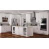 Bay KCSB36-SW  36 in. W x 24 in. D x 34.5 in. H Ready to Assemble Corner Sink Base Kitchen Cabinet in Satin White without Shelf - Image 2