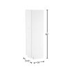 Bay  White Shaker Assembled Pantry Cabinet with Adjustable Shelves   Soft Close Doors (24 in. W x 24.5 in. D) - Image 2