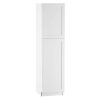 Bay  White Shaker Assembled Pantry Cabinet with Adjustable Shelves   Soft Close Doors (24 in. W x 24.5 in. D) - Image 10