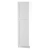 Bay  White Shaker Assembled Pantry Cabinet with Adjustable Shelves   Soft Close Doors (24 in. W x 24.5 in. D) - Image 12