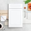 Bay T2484-ELWH Designer Series Elgin Assembled 24x84x23.75 in. Pantry Kitchen Cabinet in White - Image 9