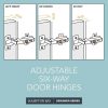 Bay T2484-ELWH Designer Series Elgin Assembled 24x84x23.75 in. Pantry Kitchen Cabinet in White - Image 7