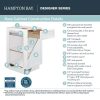 Bay T2490-MLWH Designer Series Melvern Assembled 24x90x23.75 in. Pantry Kitchen Cabinet in White - Image 5