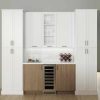 Bay T2490-MLWH Designer Series Melvern Assembled 24x90x23.75 in. Pantry Kitchen Cabinet in White - Image 9