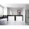 Bay T2490-MLWH Designer Series Melvern Assembled 24x90x23.75 in. Pantry Kitchen Cabinet in White - Image 14