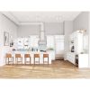Bay T2490-MLWH Designer Series Melvern Assembled 24x90x23.75 in. Pantry Kitchen Cabinet in White - Image 2